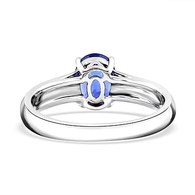 Certified & Appraised Rhapsody AAAA Tanzanite and E-F VS Diamond 2.30 ctw Ring in 950 Platinum (Size 6.0) 7.90 Grams