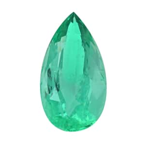 AAAA Boyaca Colombian Emerald (Pear Free Size) 6.39 ctw