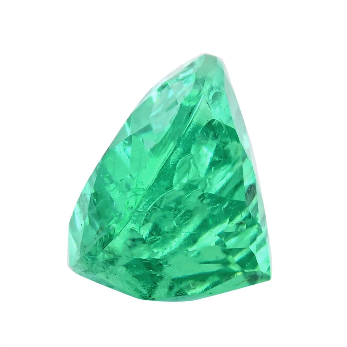 AAAA Boyaca Colombian Emerald (Pear Free Size) 6.39 ctw image number 1