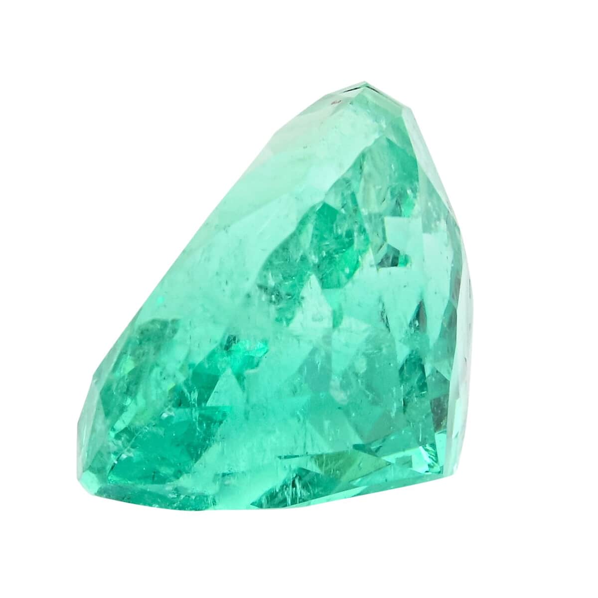 AAAA Boyaca Colombian Emerald (Cush Free Size) 8.19 ctw image number 1