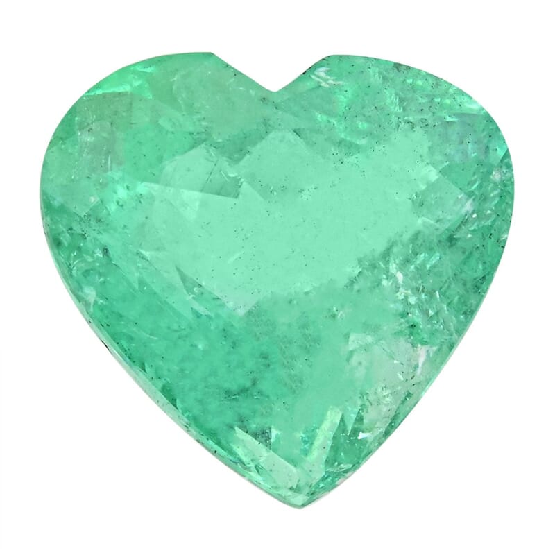 AAAA Boyaca Colombian Emerald (Hrt Free Size) 10.59 ctw