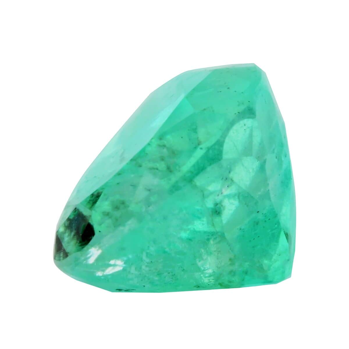 AAAA Boyaca Colombian Emerald (Pear Free Size) 7.36 ctw image number 1