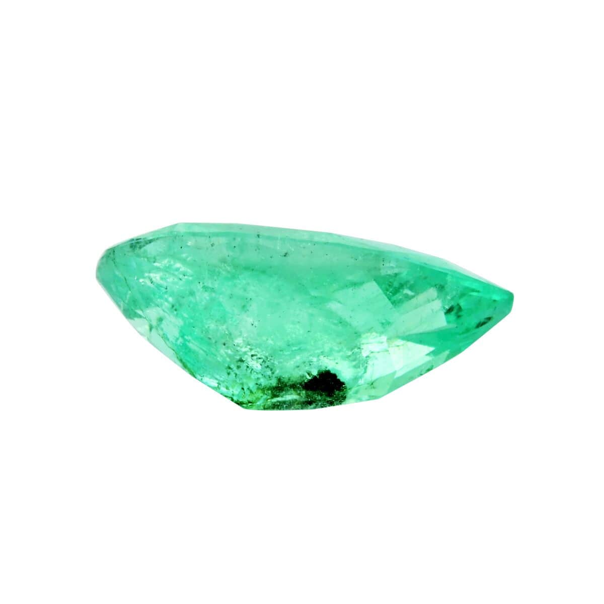 AAAA Boyaca Colombian Emerald (Pear Free Size) 7.36 ctw image number 2