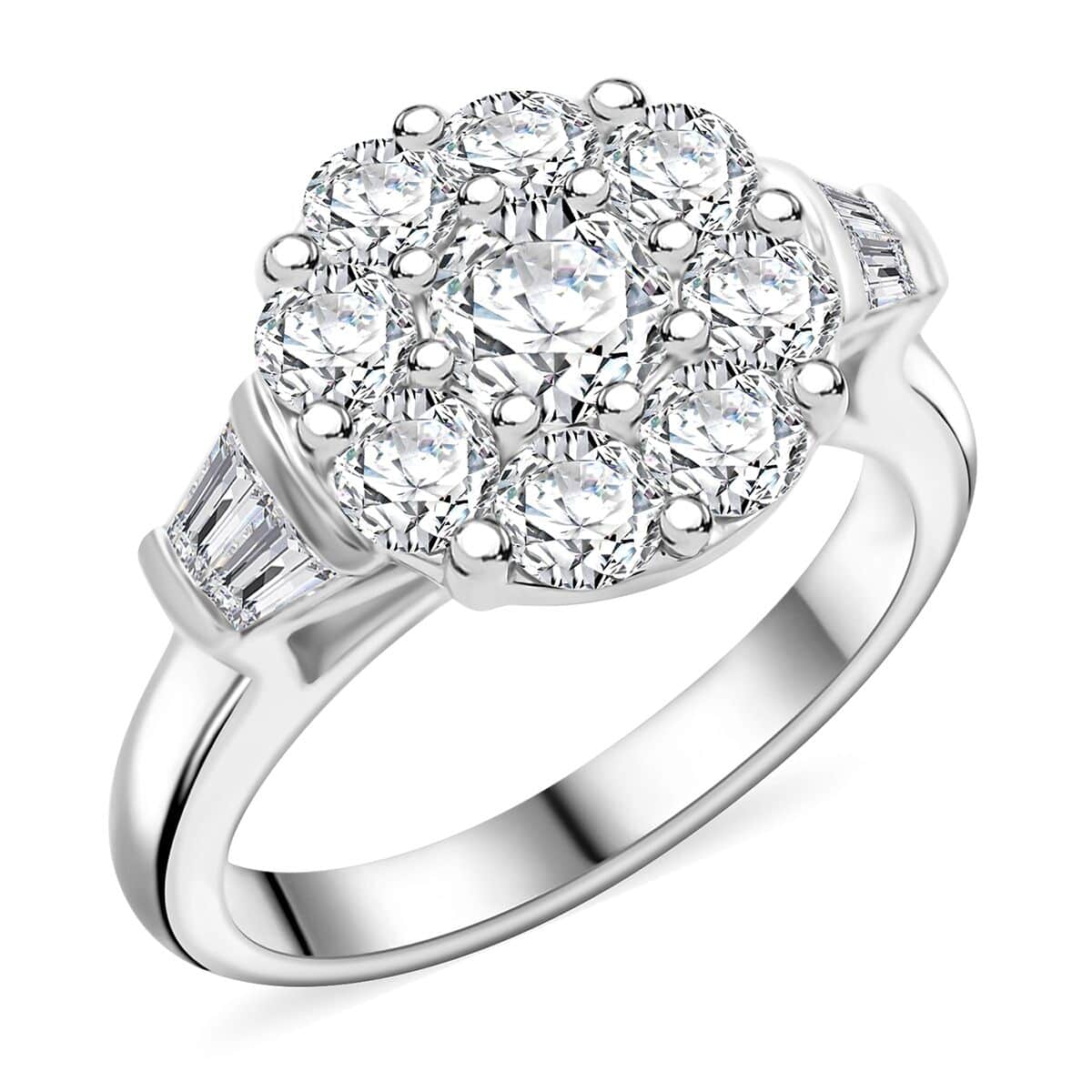 Modani Diamond VVS,EF 2.04 ctw Ring in 950 Platinum (Size 10.0) 10.19 Grams image number 0