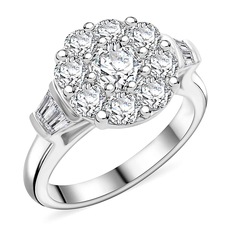  Modani Diamond VVS,EF 2.04 ctw Ring in 950 Platinum (Size 10.0) 10.19 Grams