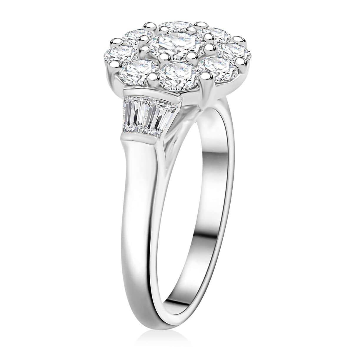 Modani Diamond VVS,EF 2.04 ctw Ring in 950 Platinum (Size 10.0) 10.19 Grams image number 3