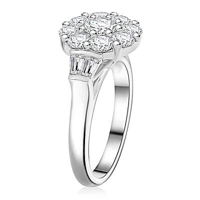  Modani Diamond VVS,EF 2.04 ctw Ring in 950 Platinum (Size 10.0) 10.19 Grams