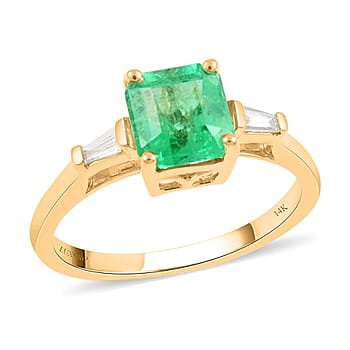 5 / Colombian Emerald / 14K Gold - Product card gallery slide 1 (10176910131513)