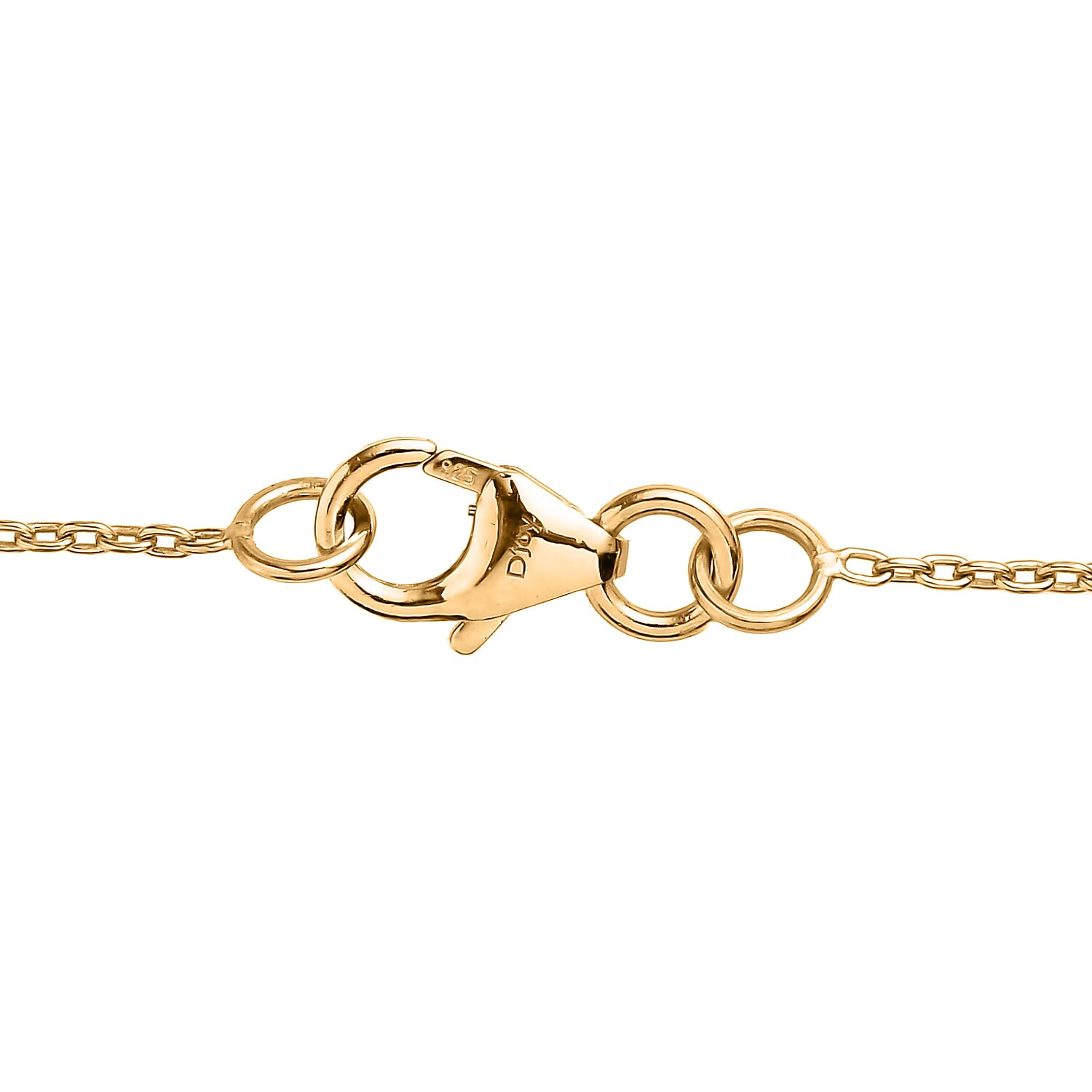 Beaded Necklace in 14K Yellow Gold Over Sterling Silver 2.68 Grams 20 Inches