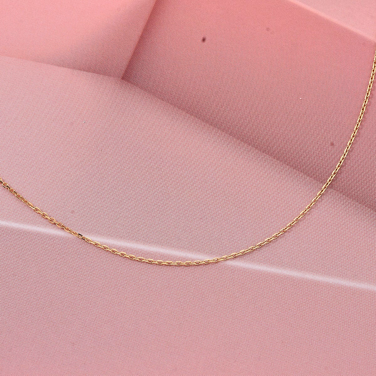 18K Yellow Gold Vivid Cable Chain 18 Inches 1 Grams image number 1