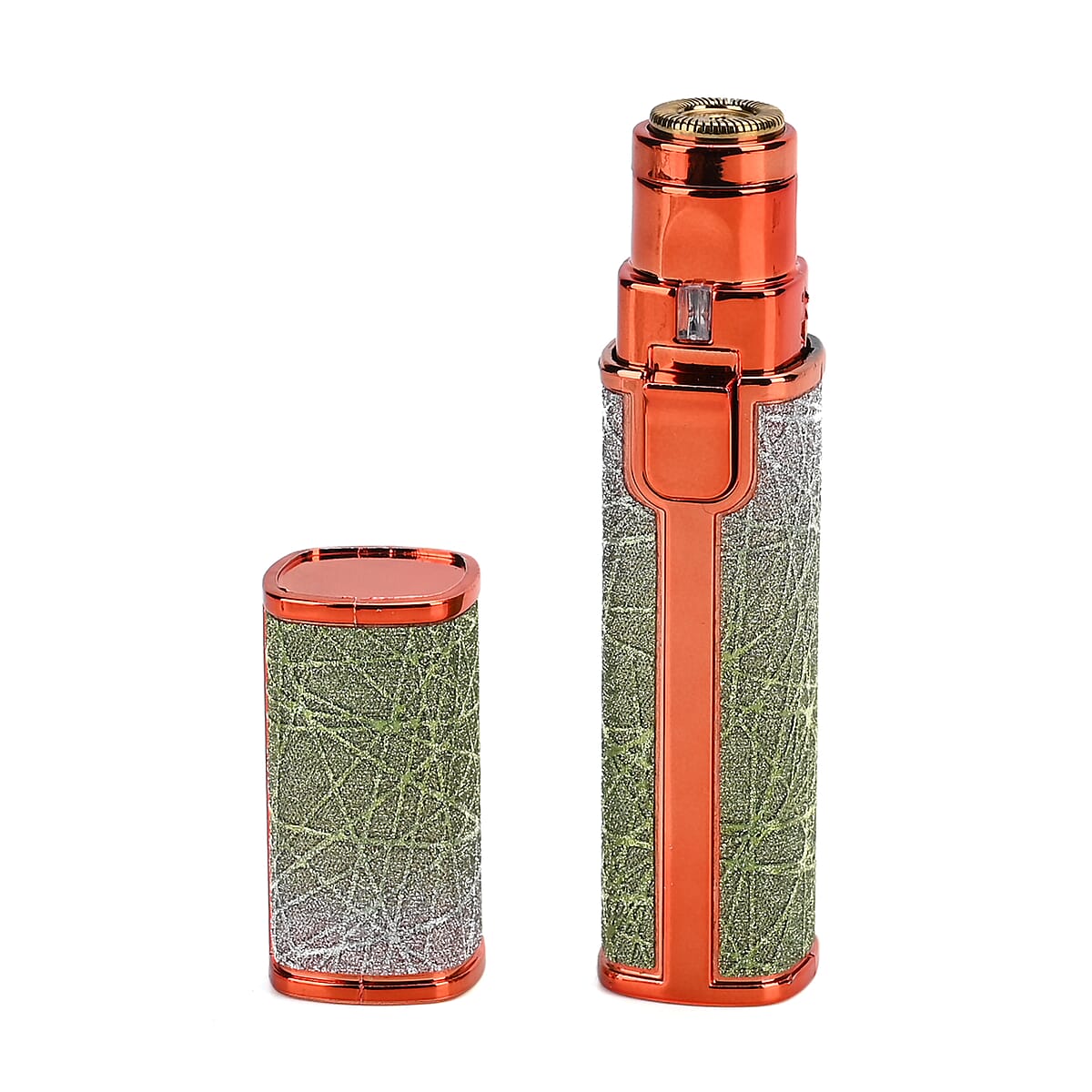 Beautech 2-in-1 Rechargeable Waterproof Lady Shaver with 2 Replaceable Heads and LED Light - Silver Green image number 3
