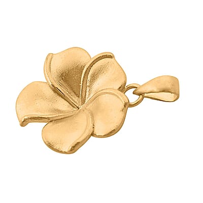 Flower Pendant in 24K Yellow Gold