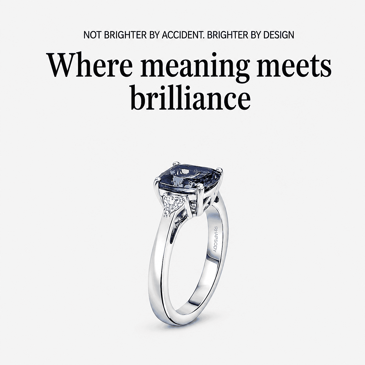 Certified & Appraised Rhapsody AAAA Tanzanite and E-F VS2 Diamond 2.50 ctw Ring in 950 Platinum (Size 8.5) 6.10 Grams