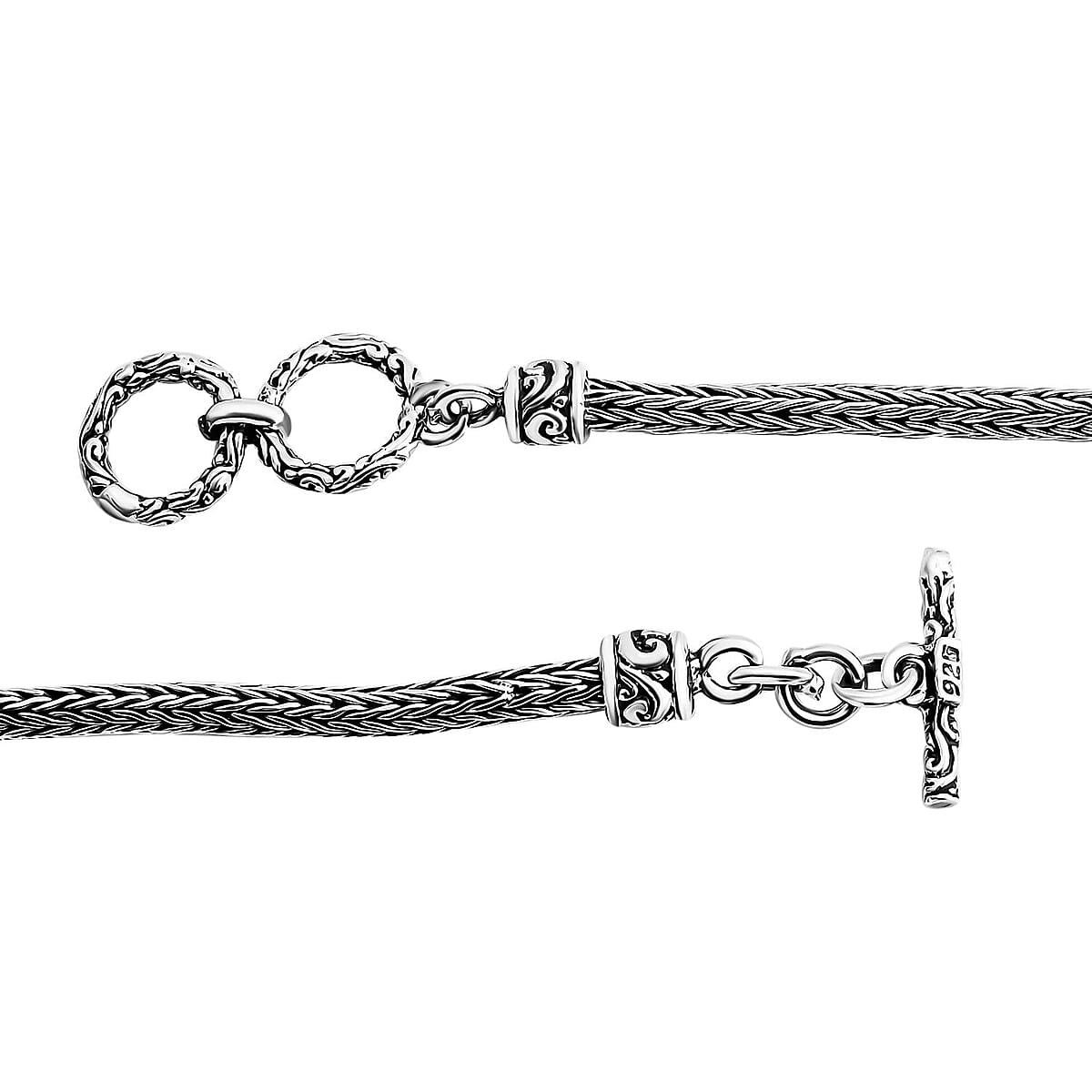 Bali Legacy Sterling Silver Turtle Bracelet (8.00 In) (12.50 g) image number 4