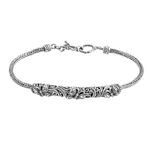 Bali Legacy Butterfly Bracelet in Sterling Silver (8.00 In) 12.50 Grams