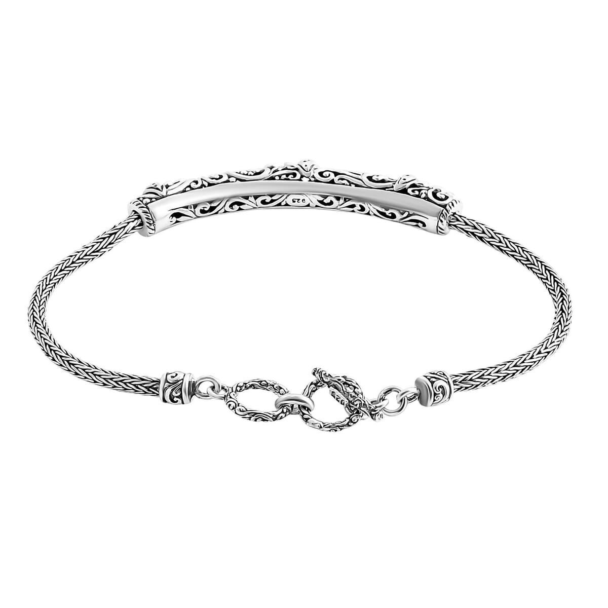 Bali Legacy Butterfly Bracelet in Sterling Silver (8.00 In) 12.50 Grams image number 3