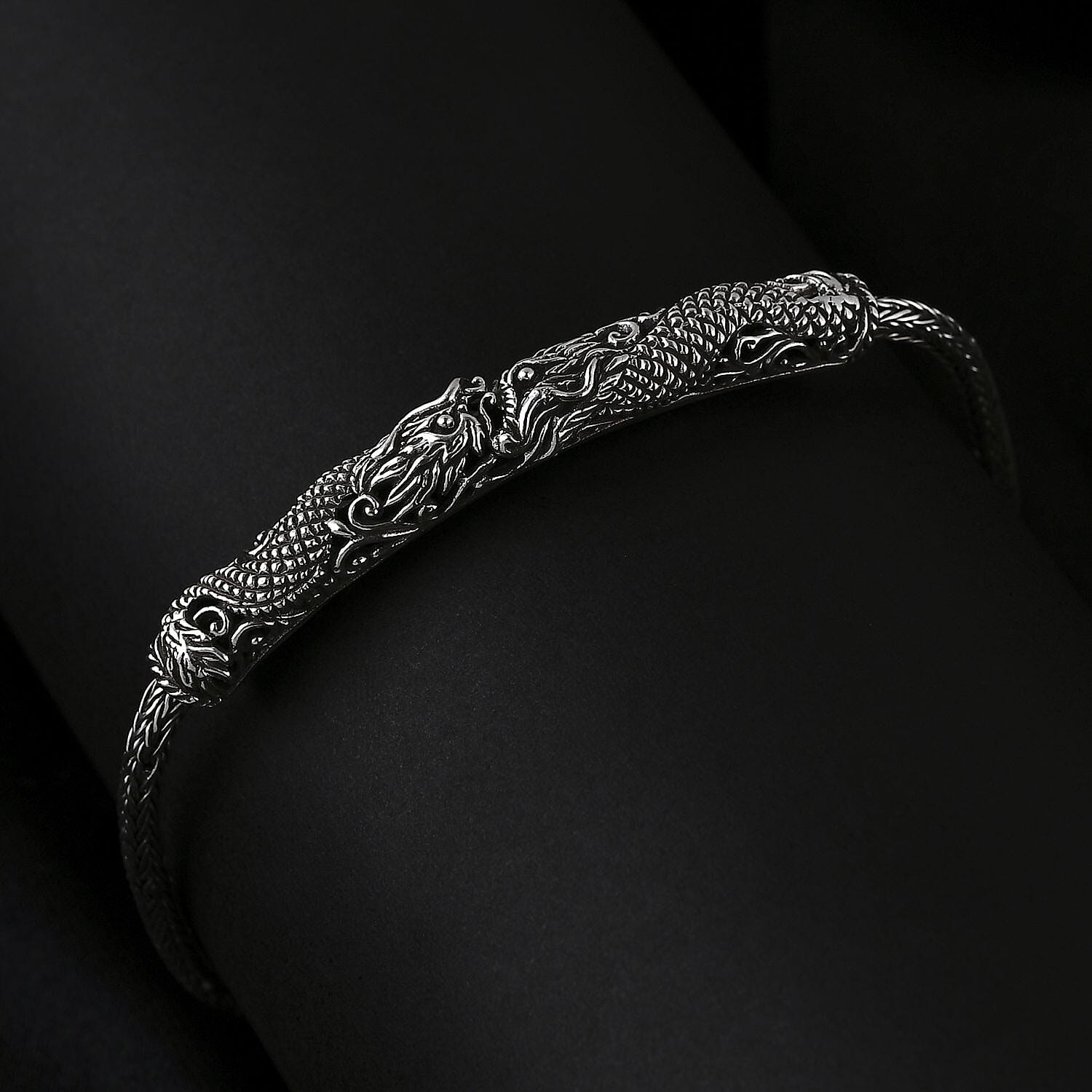 Bali Legacy Dragon Bracelet in Sterling Silver (8.00 In) 12.50 Grams