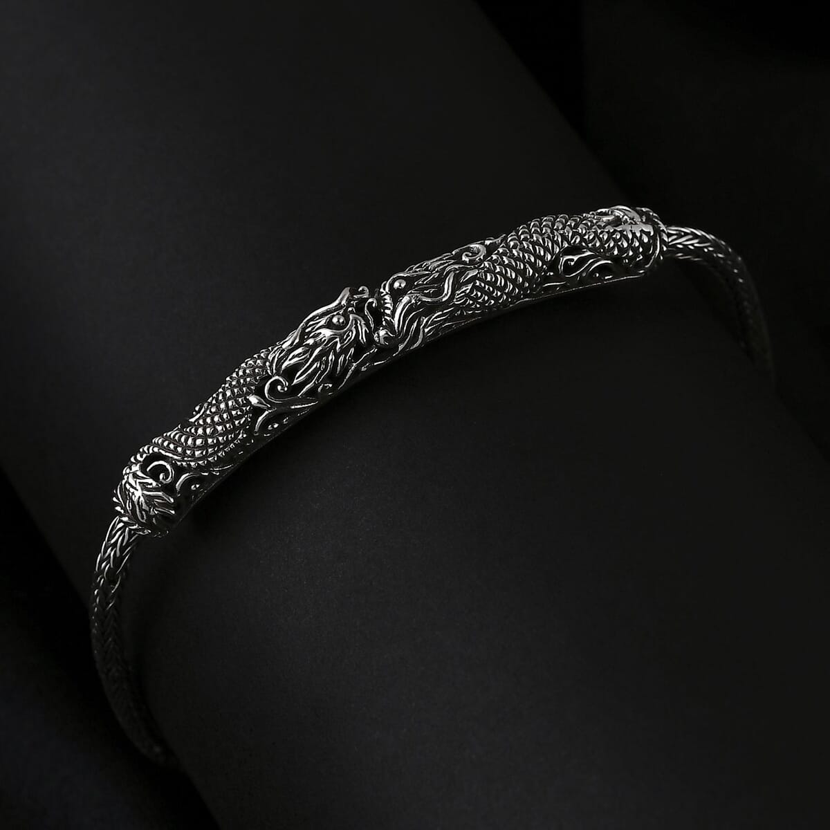 Bali Legacy Dragon Bracelet in Sterling Silver (8.00 In) 12.50 Grams image number 1