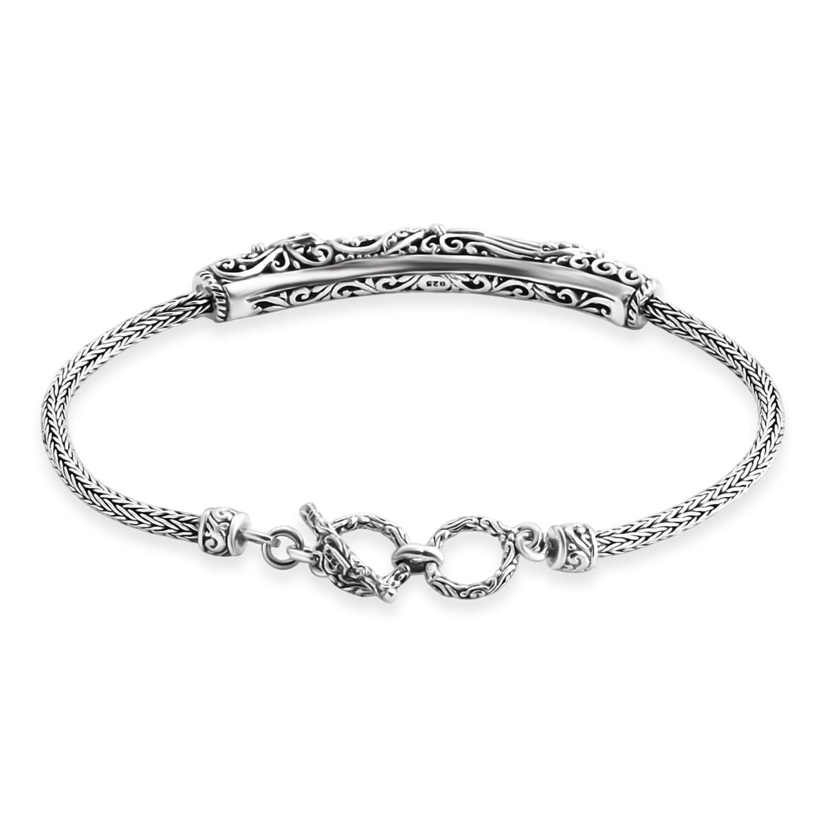 Bali Legacy Dragonfly Bracelet in Sterling Silver (8.00 In) 12.50 Grams image number 3