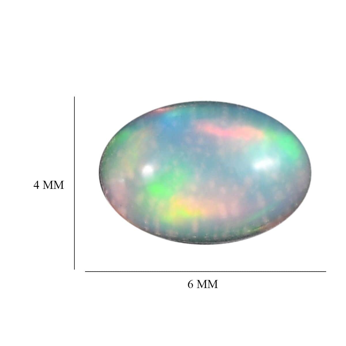 AA Ethiopian Welo Opal Set of 3 (Ovl 6x4 mm) 0.88 ctw Loose Gemstone image number 4