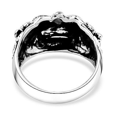 Bali Legacy Barong Ring in Sterling Silver (Size 10.0) 10 Grams