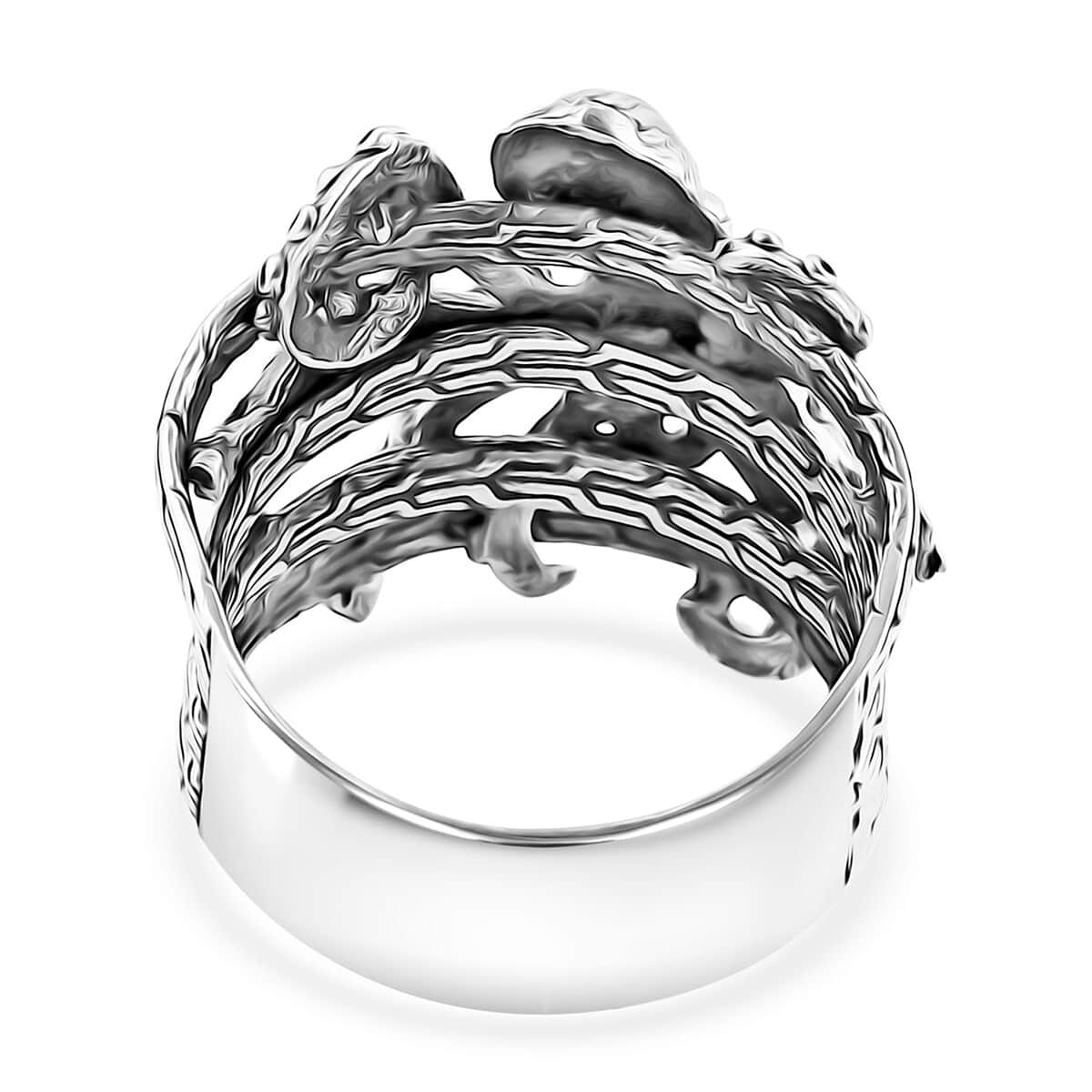 Bali Legacy Octopus Ring in Sterling Silver (Size 10.0) 8.25 Grams image number 4