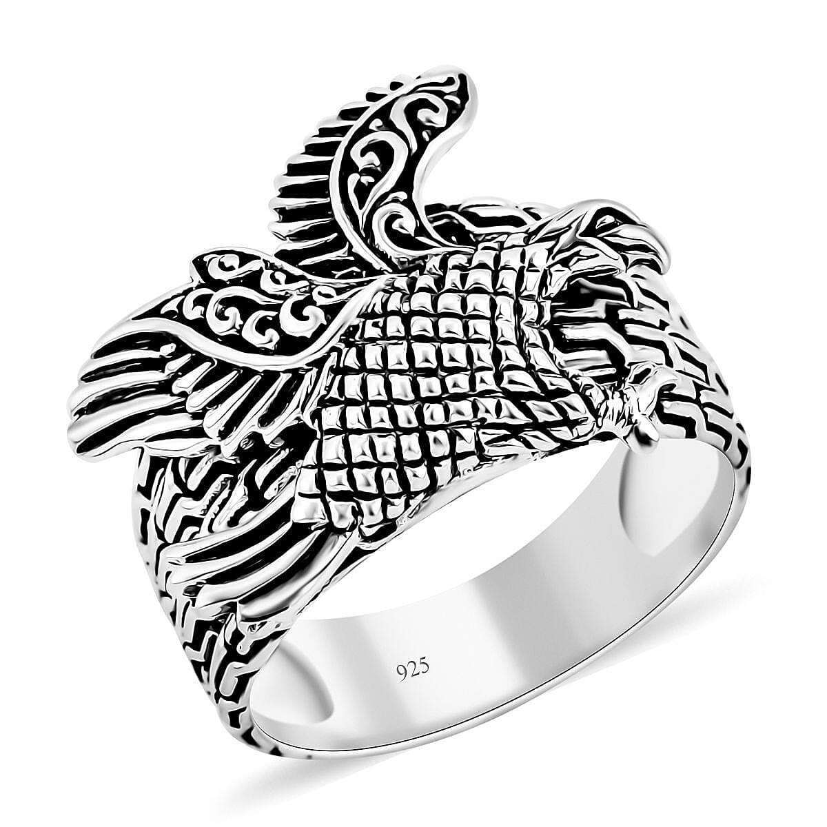Bali Legacy Garuda Ring in Sterling Silver (Size 7.0) 9.75 Grams image number 0