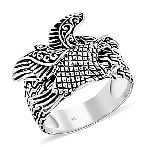 Bali Legacy Garuda Ring in Sterling Silver (Size 7.0) 9.75 Grams