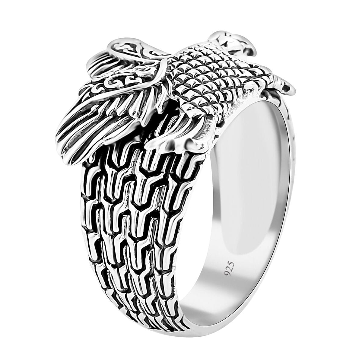 Bali Legacy Garuda Ring in Sterling Silver (Size 7.0) 9.75 Grams image number 3