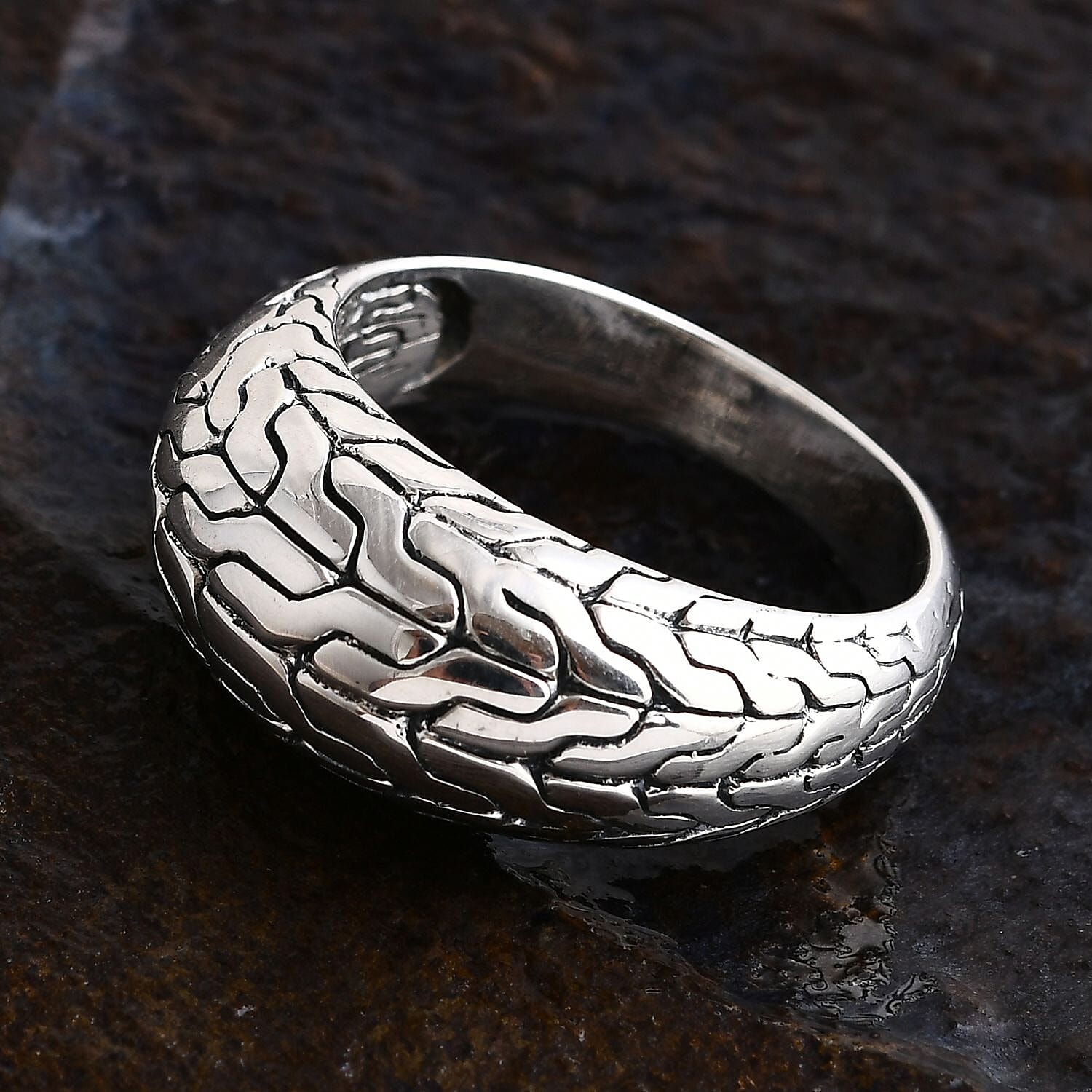 Bali Legacy Tulang Naga Ring in Sterling Silver (Size 10.0) 8.90 Grams