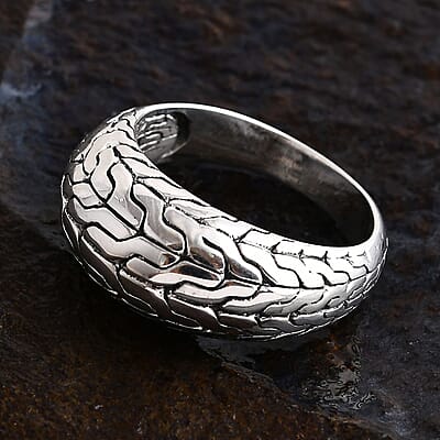 Bali Legacy Tulang Naga Ring in Sterling Silver (Size 10.0) 8.90 Grams