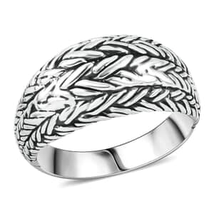 Bali Legacy Sterling Silver Padian Ring (Size 5.0) (8.90 g)