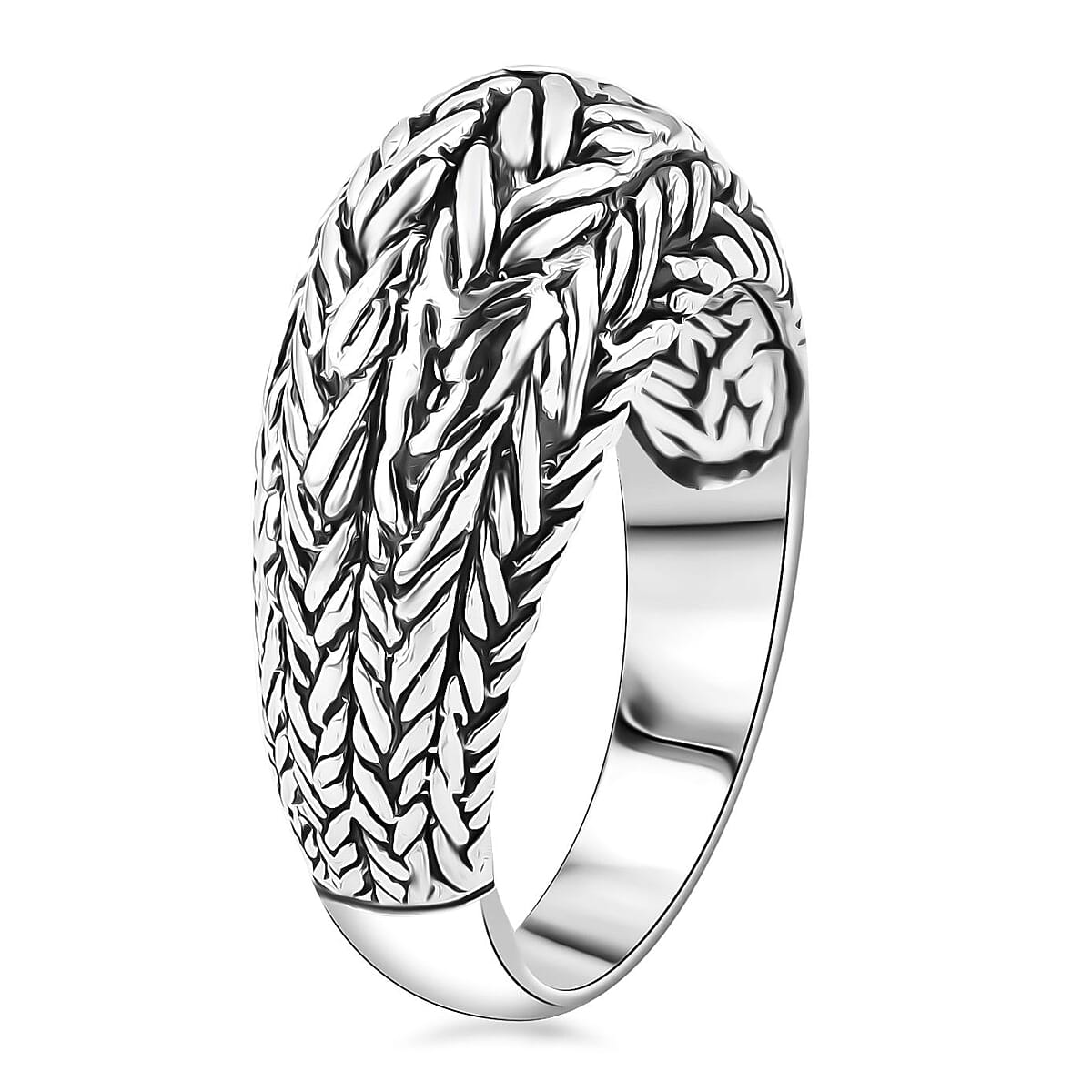 Bali Legacy Sterling Silver Padian Ring (Size 9.0) (8.90 g) image number 3