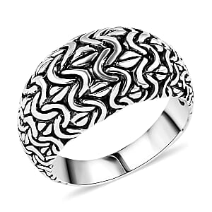 Bali Legacy Borobudur Ring in Sterling Silver (Size 6.0) 8.90 Grams