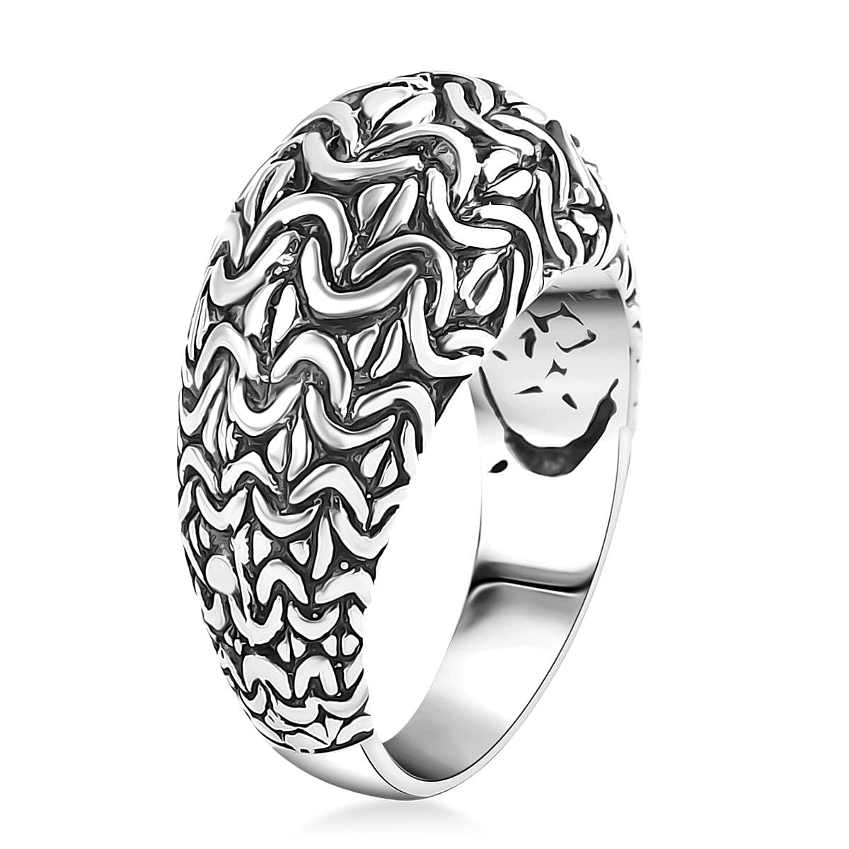 Bali Legacy Borobudur Ring in Sterling Silver (Size 6.0) 8.90 Grams image number 3