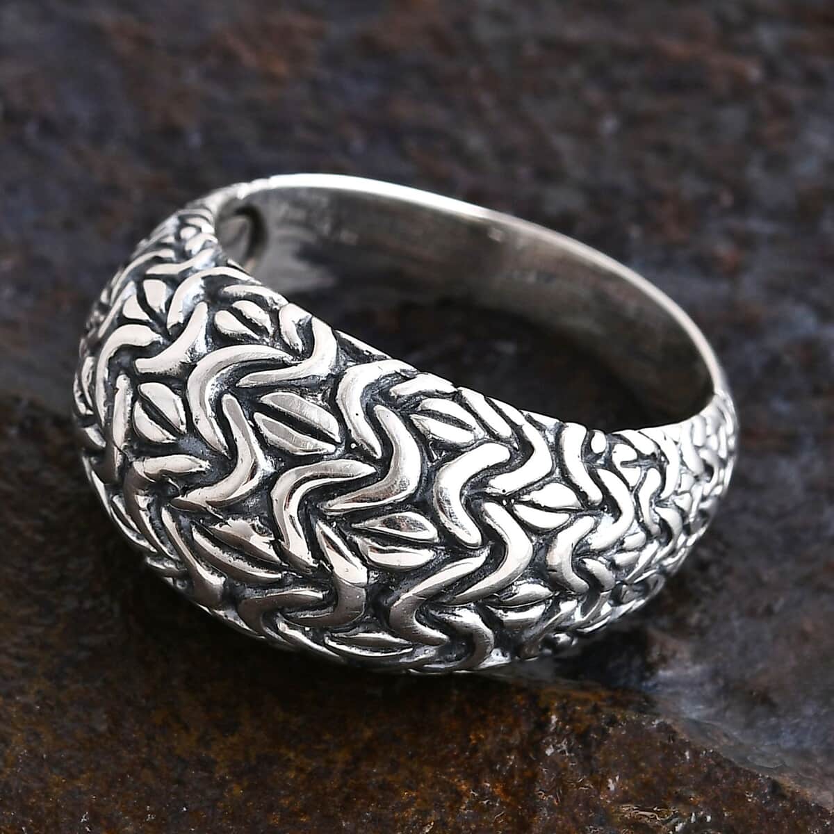 Bali Legacy Borobudur Ring in Sterling Silver (Size 7.0) 8.90 Grams image number 1