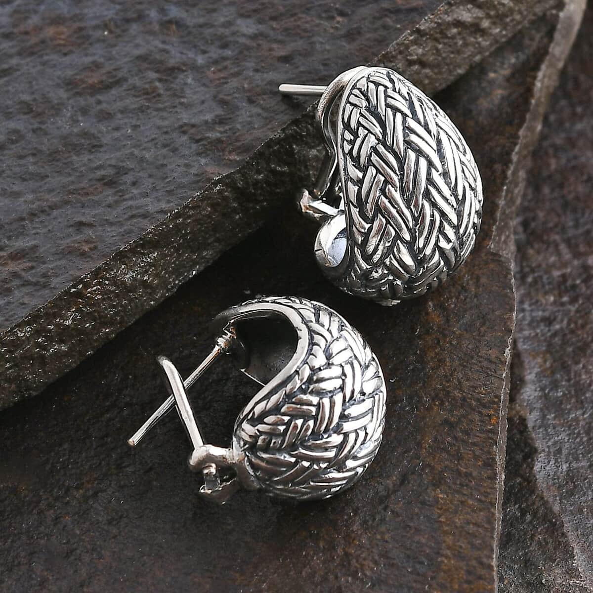 Bali Legacy Padain Earrings in Sterling Silver 11.35 Grams image number 1