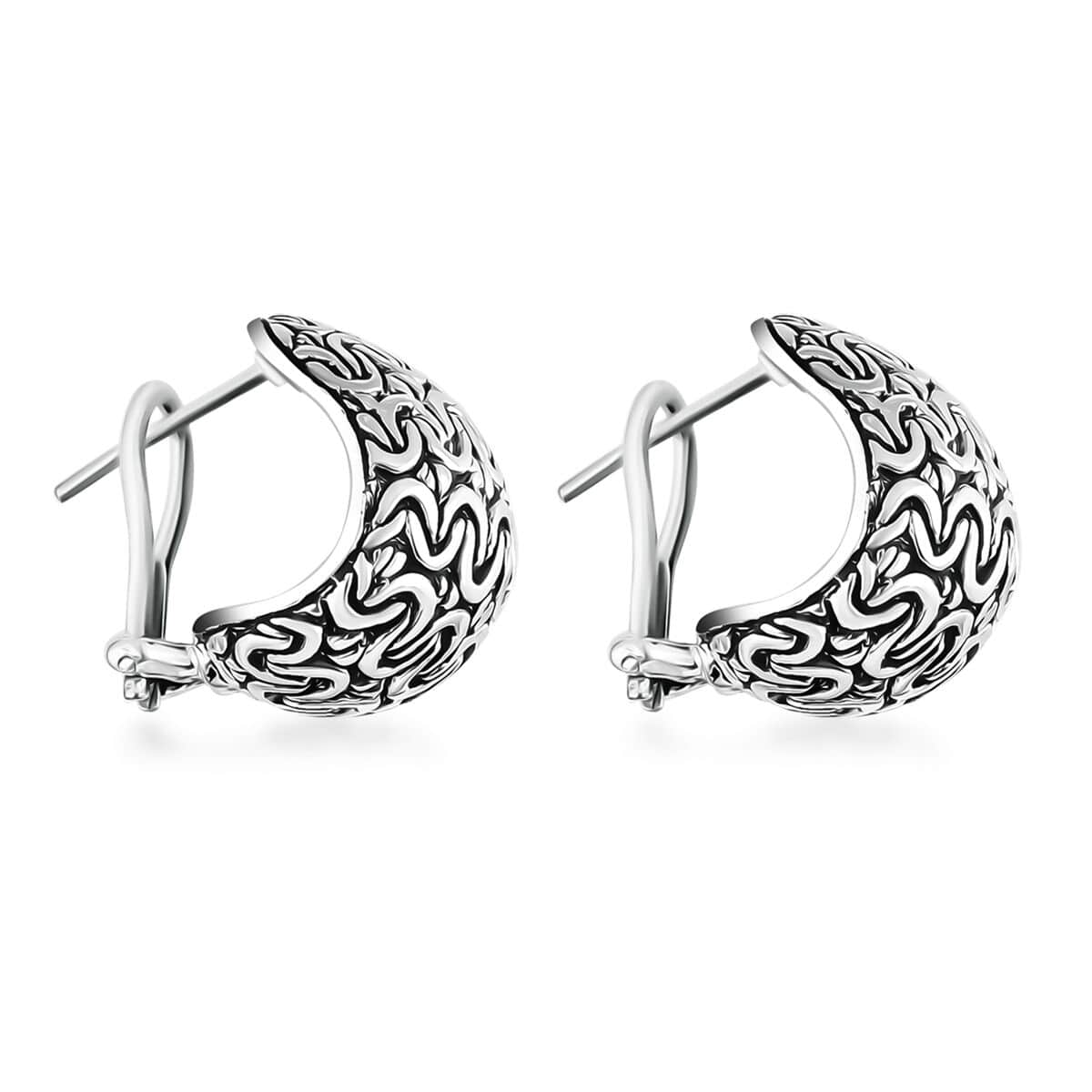 Bali Legacy Borobudur Earrings in Sterling Silver 11.5 Grams image number 3