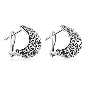 Bali Legacy Borobudur Earrings in Sterling Silver 11.5 Grams