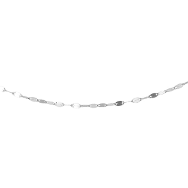 950 Platinum Spiga Chain Necklace (20 Inches) 1.40 Grams