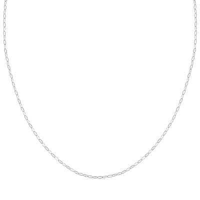 Drop Wavy Chain Necklace in Sterling Silver 3.20 Grams 20 Inches