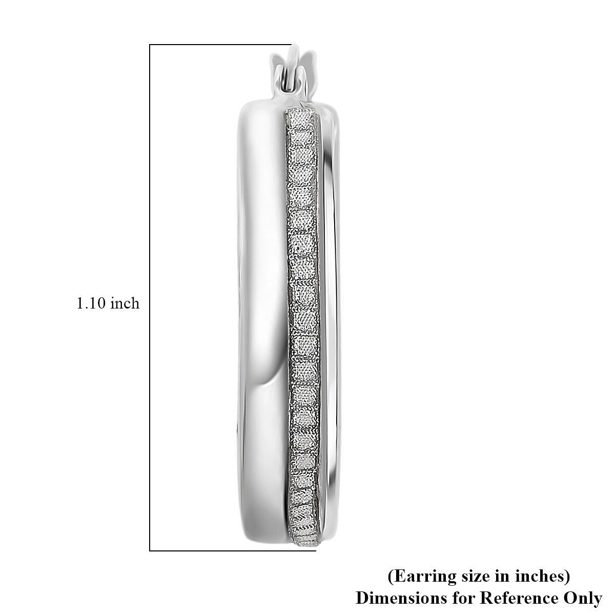 Earrings in Sterling Silver 4 Grams image number 4