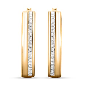 Earrings in 14K Yellow Gold Over Sterling Silver 4 Grams