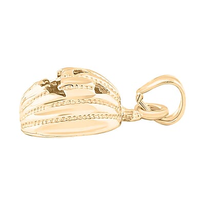 Jack-O-Lantern Pendant in 10K Yellow Gold 1.6 Grams