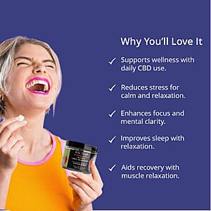 Extra Strength CBD For Life Strawberry Guava Gummies - 30 Ct - 70 mg CBD