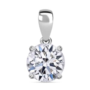 SGL Certified Luxuriant Lab Grown Diamond G-H VS 2.00 ctw Solitaire Pendant in 950 Platinum