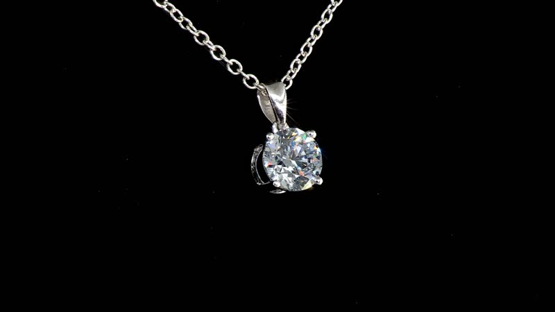 SGL Certified Luxuriant Lab Grown Diamond G-H VS 2.00 ctw Solitaire Pendant in 950 Platinum