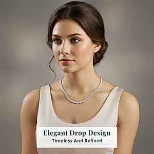 Luxuriant Lab Grown Diamond G-H SI 5.00 ctw Necklace in Platinum Over Sterling Silver 18 Inches