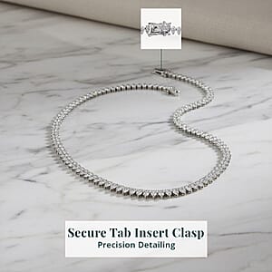 Luxuriant Lab Grown Diamond G-H SI 5.00 ctw Necklace in Platinum Over Sterling Silver 18 Inches