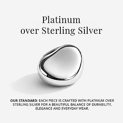 Luxuriant Lab Grown Diamond G-H SI 0.50 ctw Band Ring in Rhodium Over Sterling Silver (Size 10.0)
